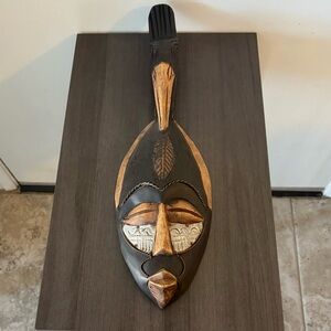 Vintage Hand Carved African Tribal Mask